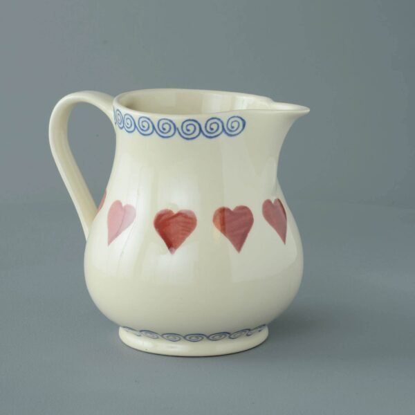 Brixton Pottery Heart Jug 750ml